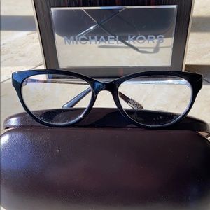 Michael Kors Black Cat-Eye Glasses